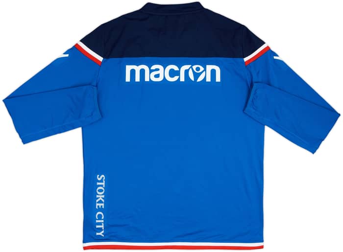 2017-18 Stoke City Macron Drill Top - 8/10 - (XXL)