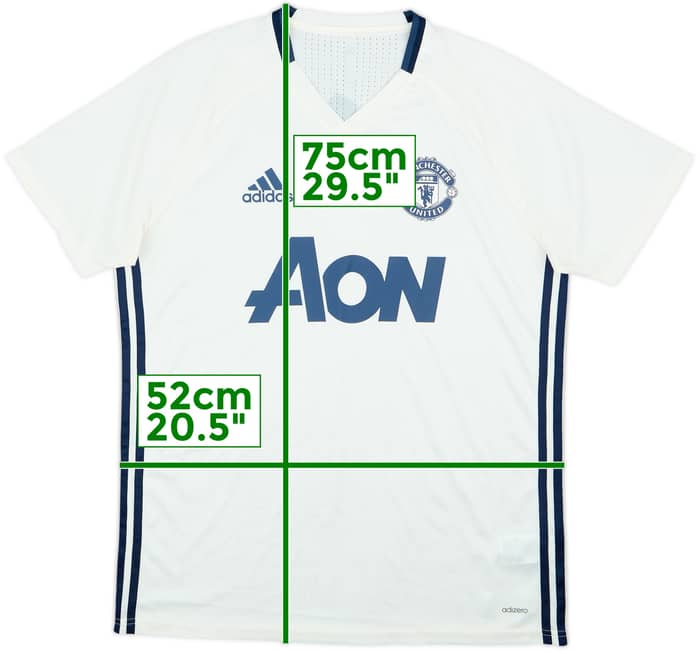 2016-17 Manchester United adizero Training Shirt - 6/10 - (L)