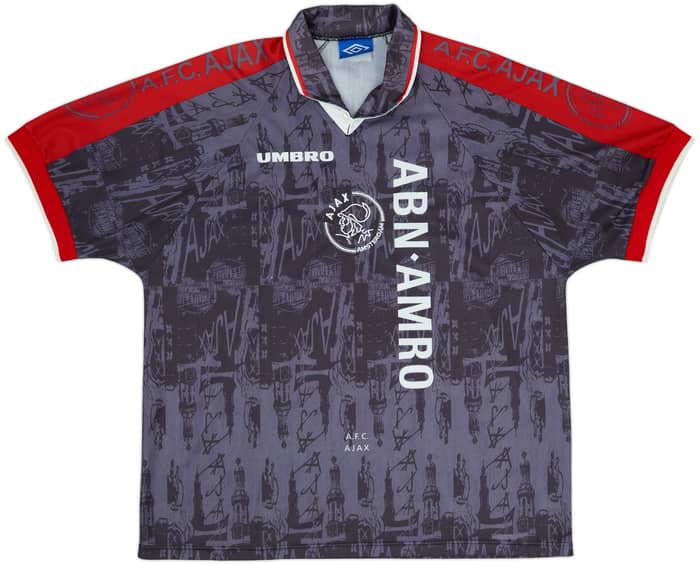1996-97 Ajax Away Shirt Kluivert #9 - 8/10 - (XXL)