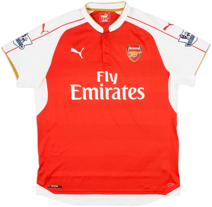 2015-16 Arsenal Home Shirt S Cazorla #19 - 6/10 - (M)