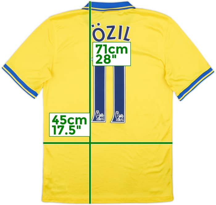 2013-14 Arsenal Away Shirt Ozil #11 - 7/10 - (S)