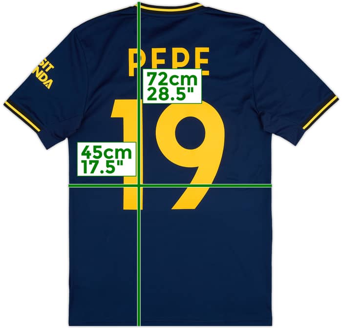 2019-20 Arsenal Third Shirt Pepe #19 - 4/10 - (S)