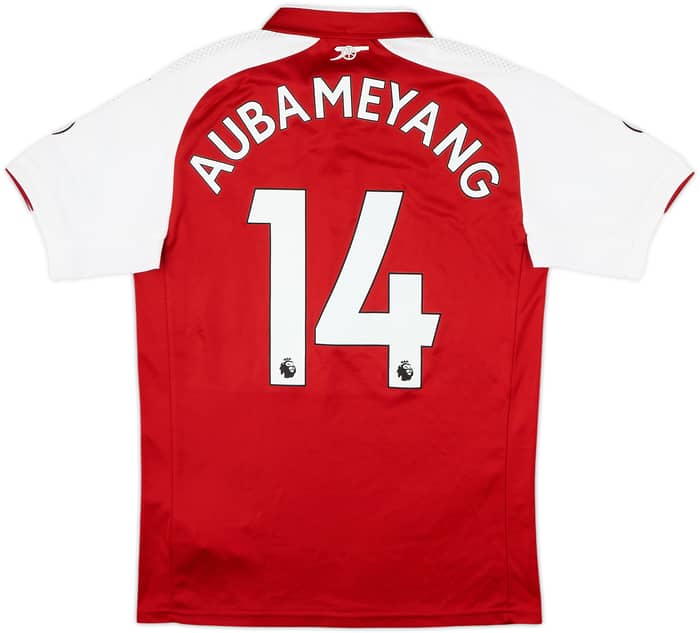 Camiseta de local del Arsenal 2017-18 Aubameyang #14 - 8/10 - (S)