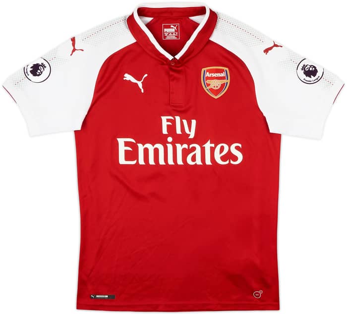 Camiseta de local del Arsenal 2017-18 Aubameyang #14 - 8/10 - (S)