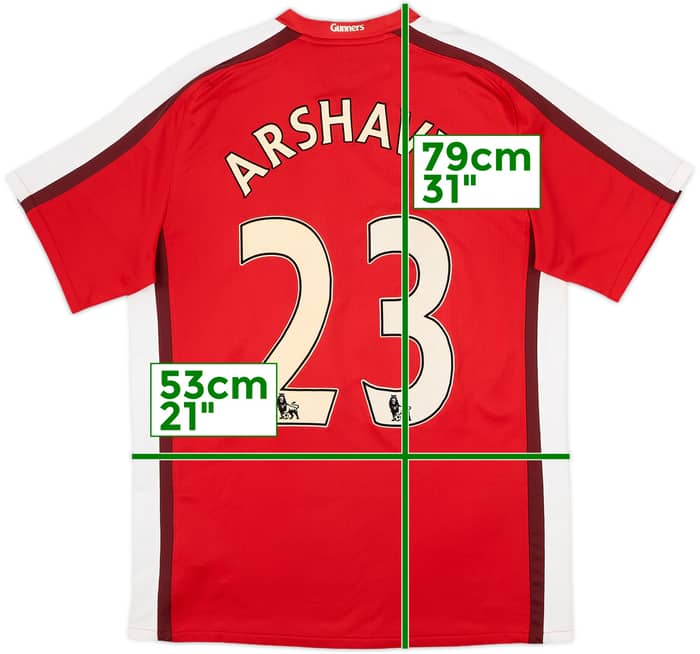 2008-10 Arsenal Home Shirt Arshavin #23 - 6/10 - (M)