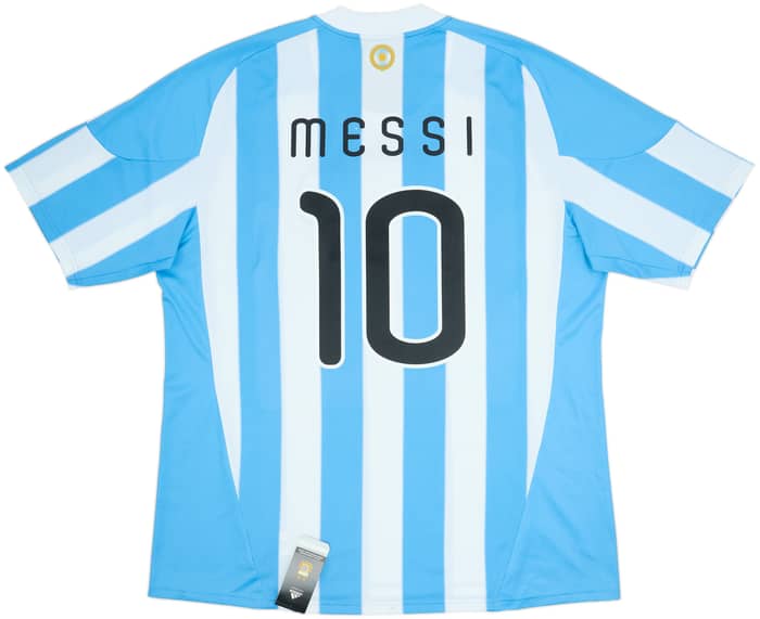 2010-11 Argentina Home Shirt Messi #10 (3XL)