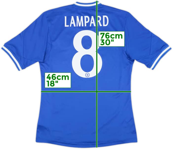 Camiseta de local del Chelsea 2013-14 Lampard #8 - 7/10 - (M)