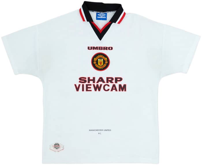 Camiseta de visitante del Manchester United 1996-97 Beckham #10 - 8/10 - (L)