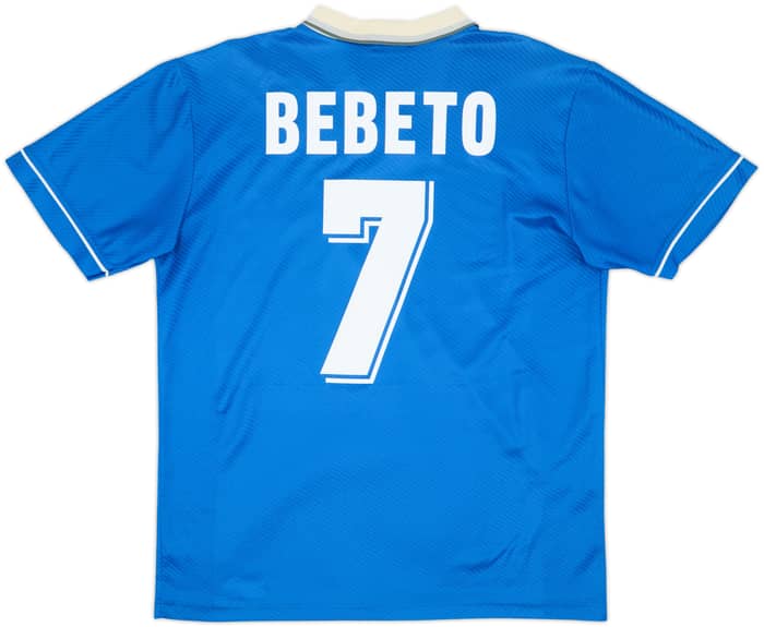 1994-97 Brazil Away Shirt Bebeto #7 - 6/10 - (XL)