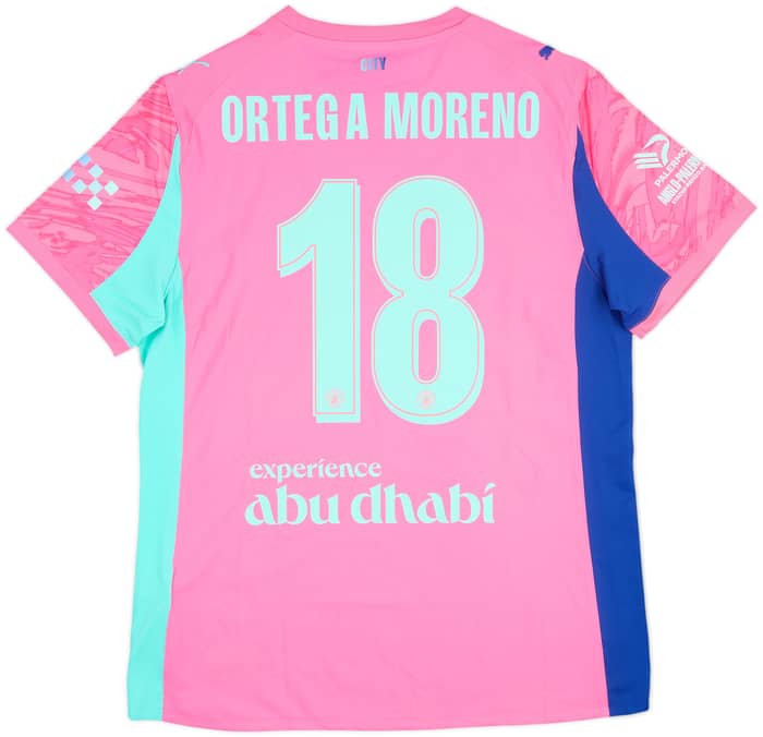 2025-26 Manchester City Match Issue GK Shirt Ortega Moreno #18