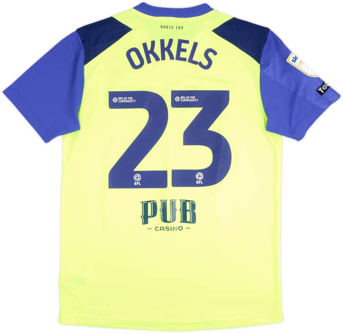 2025-26 Preston North End Match Issue Third Shirt Okkels #23