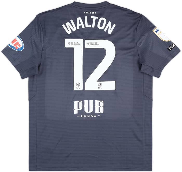 2025-26 Preston North End Match Issue GK Shirt Walton #12