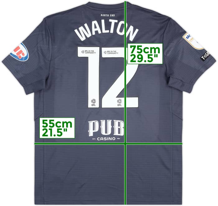 2025-26 Preston North End Match Issue GK Shirt Walton #12