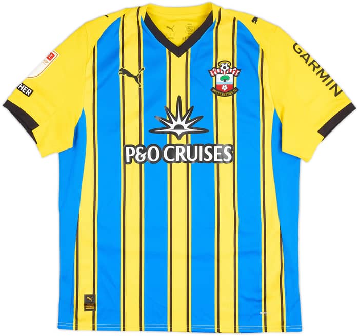 2025-26 Southampton Match Issue Away Shirt Harwood-Bellis #6