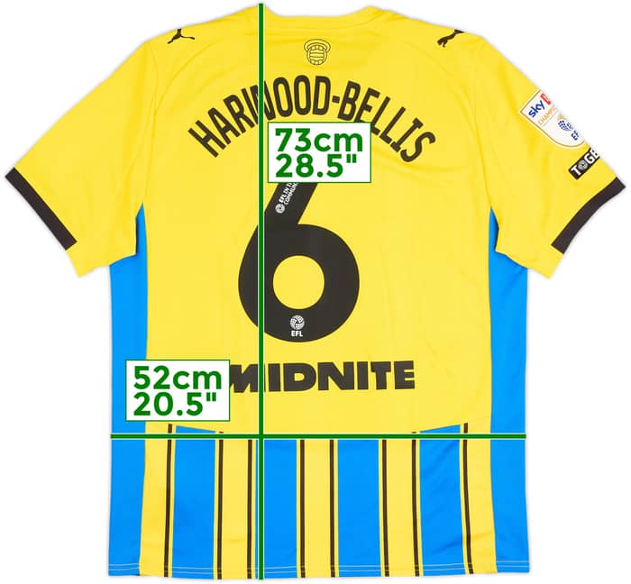 2025-26 Southampton Match Issue Away Shirt Harwood-Bellis #6