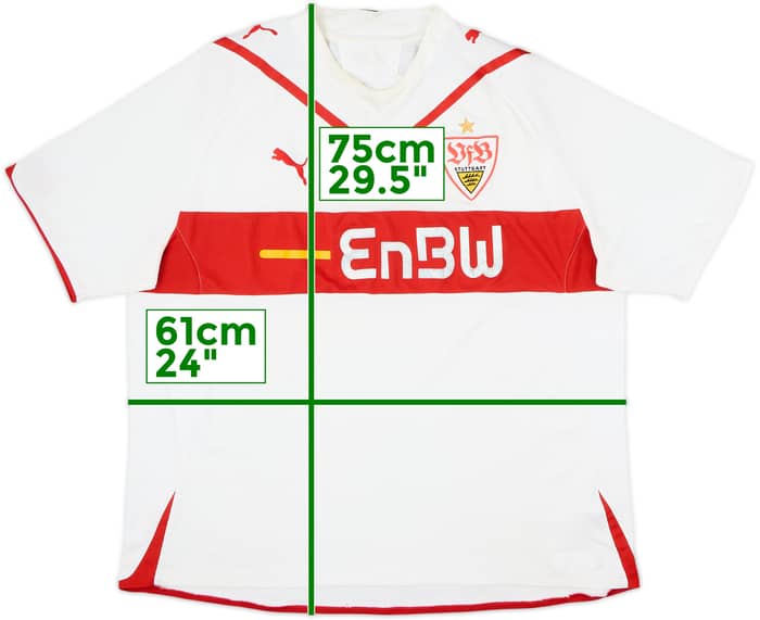 Camiseta de local del Stuttgart 2009-10 - 5/10 - (XL)
