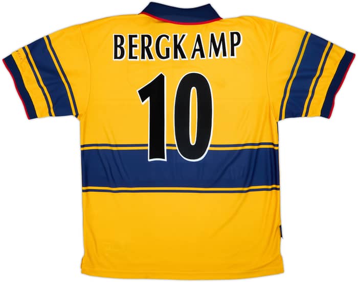 1997-99 Arsenal Away Shirt Bergkamp #10 - 6/10 - (XL)