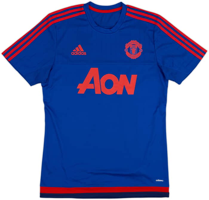 2015-16 Manchester United adizero Training Shirt - 9/10 - (M)