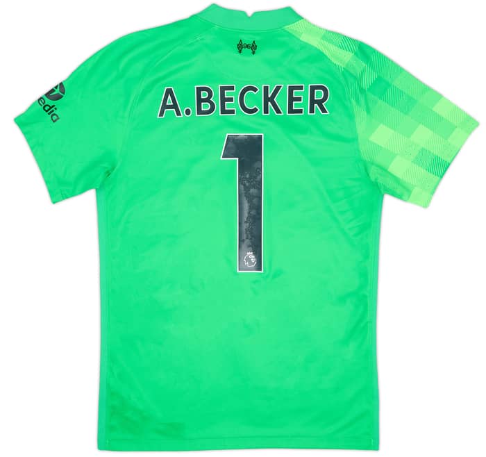 2021-22 Liverpool GK Shirt A.Becker #1 - 8/10 - (S)