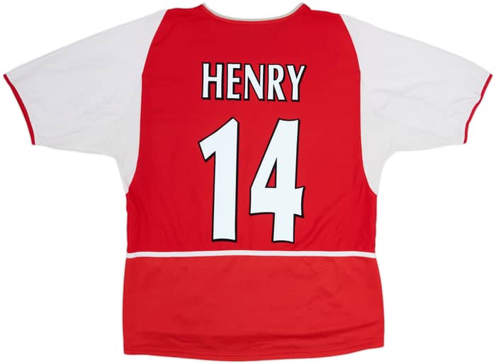 2002-04 Arsenal Home Shirt Henry #14 - 6/10 - (M)