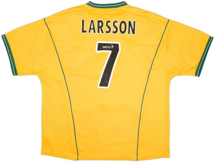 2000-02 Celtic Camiseta Visitante Larsson #7 - 6/10 - (XXL)