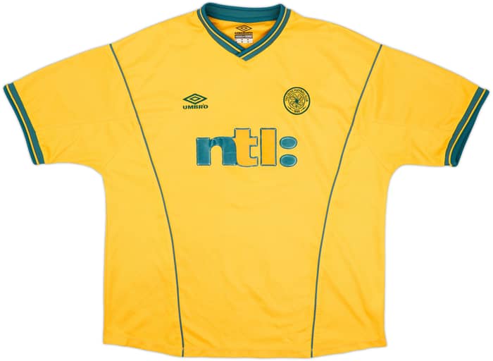 2000-02 Celtic Camiseta Visitante Larsson #7 - 6/10 - (XXL)