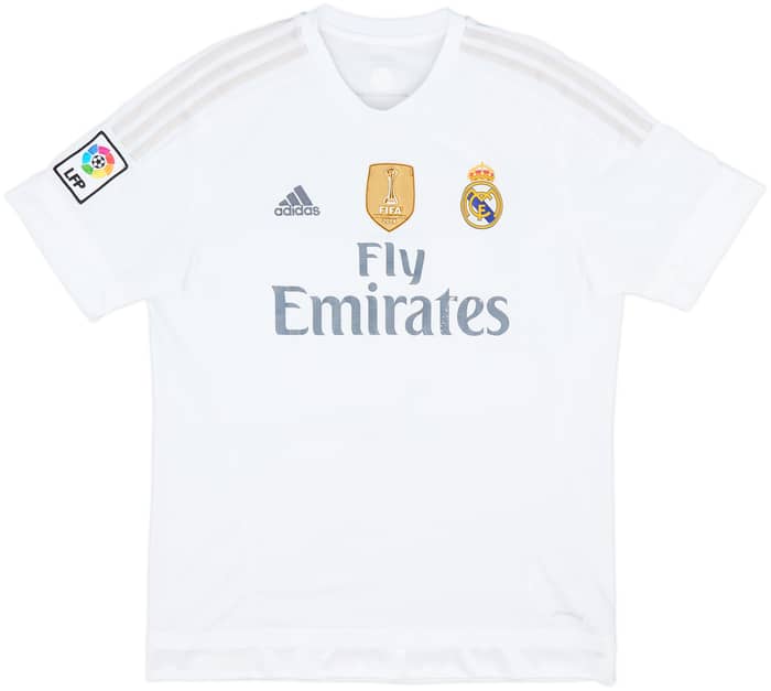 2015-16 Real Madrid Home Shirt James #10 - 6/10 - (L)