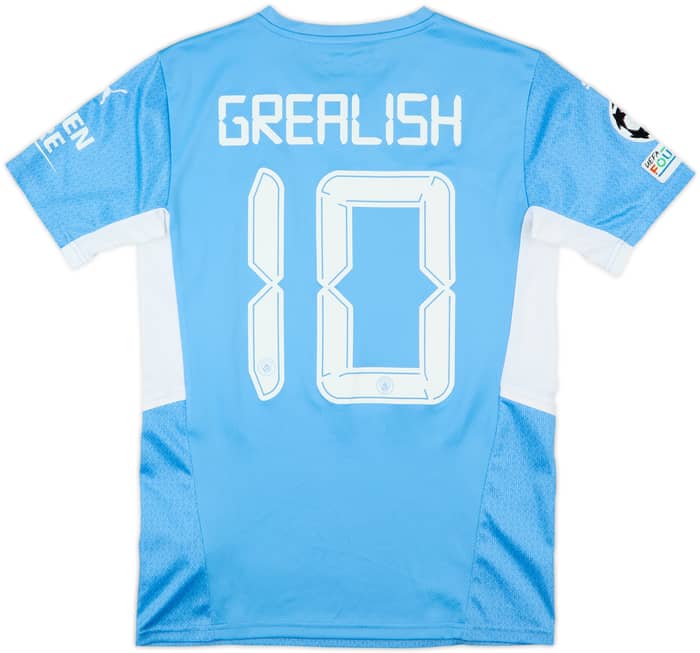 2021-22 Manchester City Home Shirt Grealish #10 - 10/10 - (S)