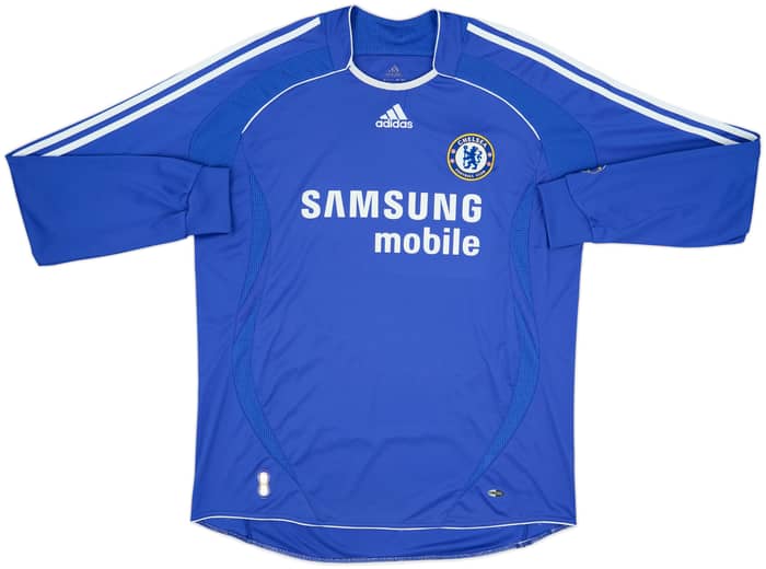 2006-08 Chelsea Home L/S Shirt Drogba #11 - 6/10 - (L)