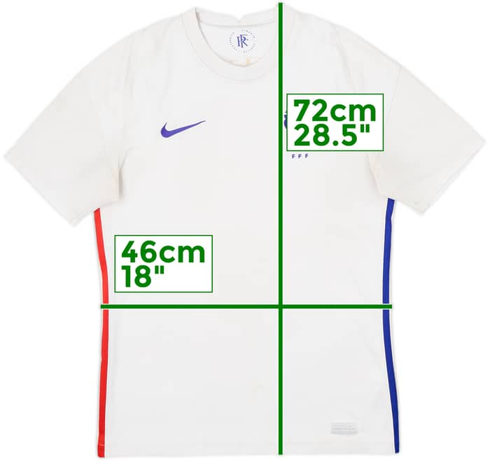 2020-21 France Away Shirt - 5/10 - (S)