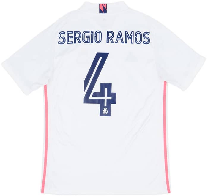 Camiseta de local del Real Madrid 2020-21 Sergio Ramos #4 - 9/10 - (M)