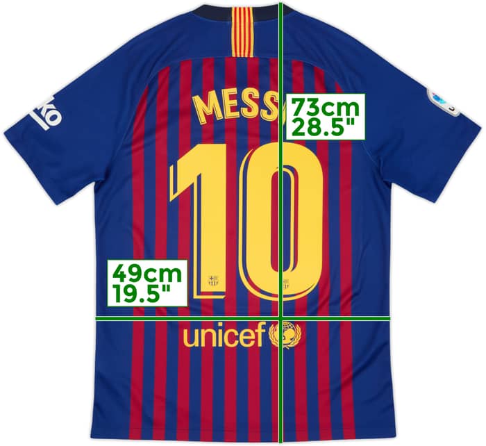 2018-19 Barcelona Local Camiseta Messi #10 - 8/10 - (M)