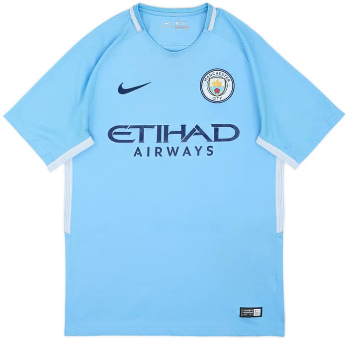 2017-18 Manchester City Home Shirt De Bruyne #17 - 7/10 - (S)