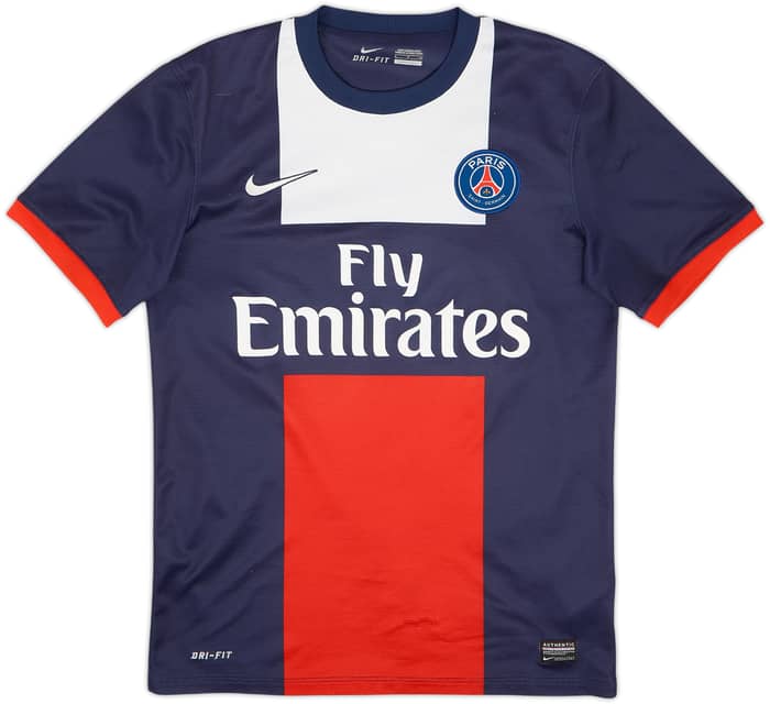 2013-14 Paris Saint-Germain Home Shirt Ibrahimovic #10 - 6/10 - (S)