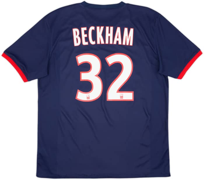 2013-14 Paris Saint-Germain Local Camiseta Beckham #32 - 6/10 - (L)