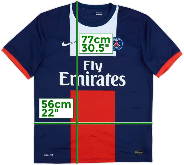 2013-14 Paris Saint-Germain Home Shirt - 5/10 - (L)