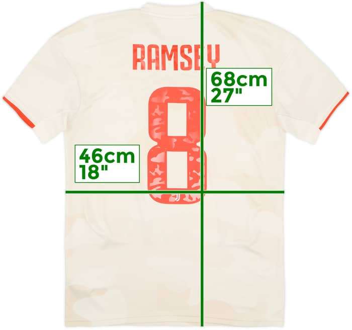 2019-20 Juventus Away Shirt Ramsey #8 - 7/10 - (S)
