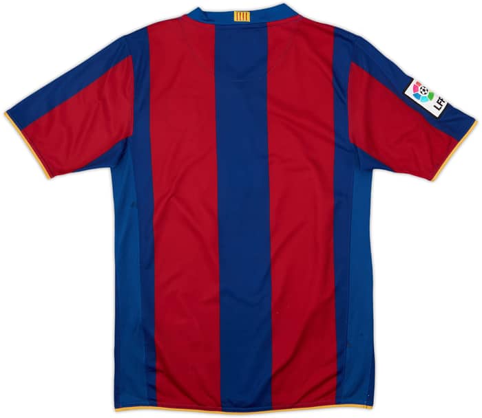 2007-08 Barcelona Camiseta de local - 8/10 - (L.Boys)
