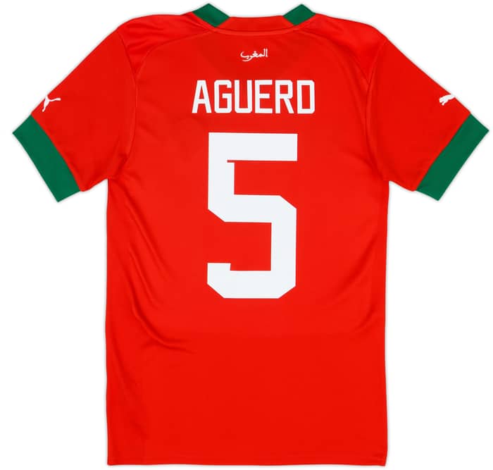 2022-24 Morocco Home Shirt Aguerd #5 - 10/10 - (XS)