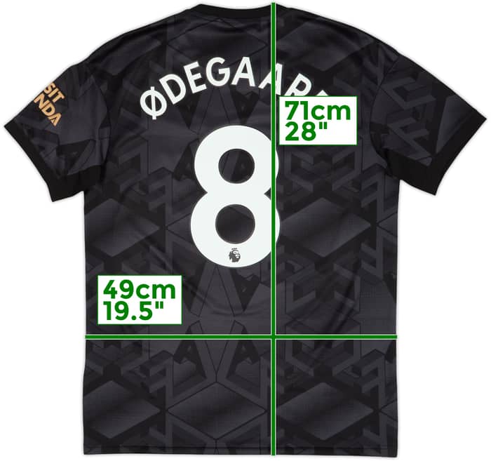 2022-23 Arsenal Away Shirt Odegaard #8 - 8/10 - (M)