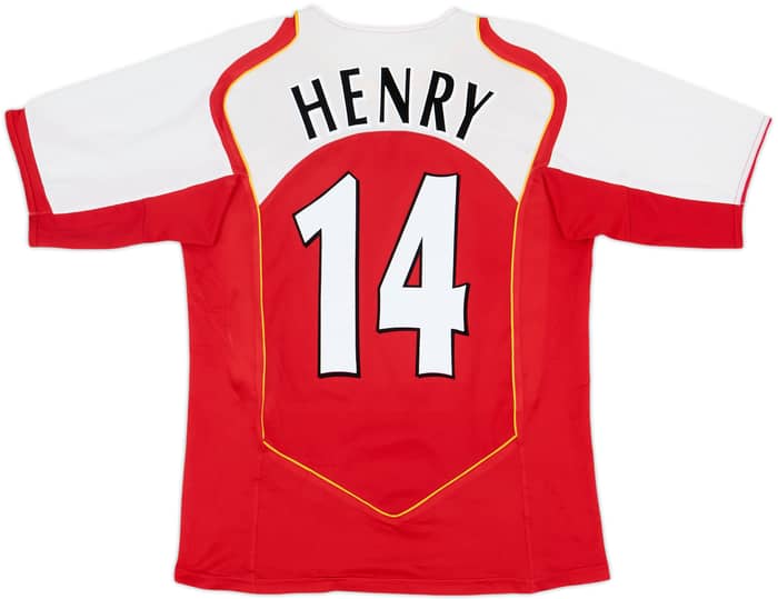 2004-05 Arsenal Home Shirt Henry #14 - 6/10 - (L)