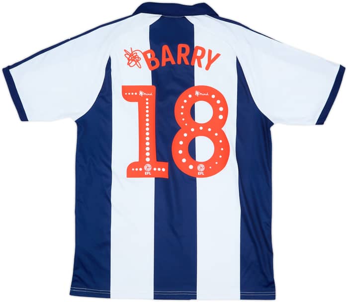 2018-19 West Brom Home Shirt Barry #18 - 7/10 - (L)