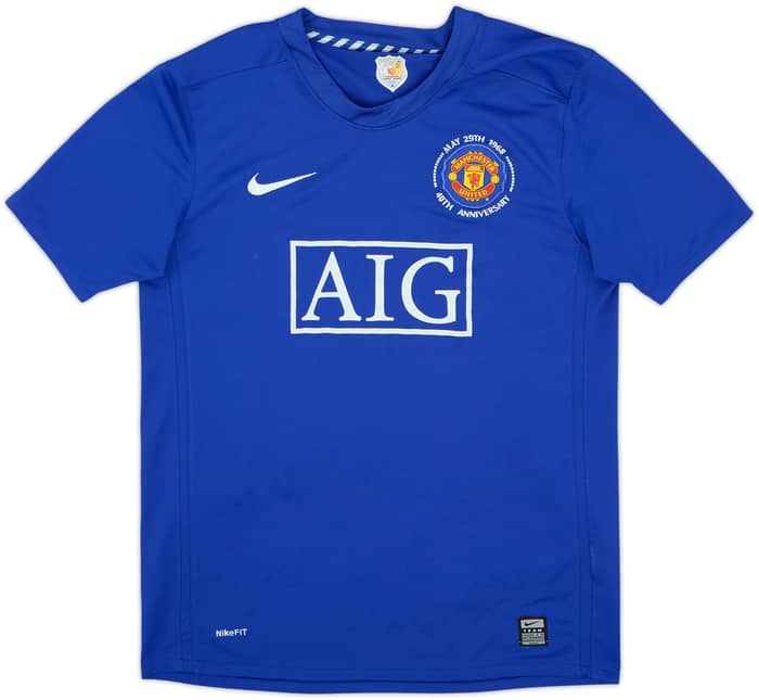 2008-09 Manchester United Camiseta Tercera Ronaldo #7 - 8/10 - (XL.Boys)