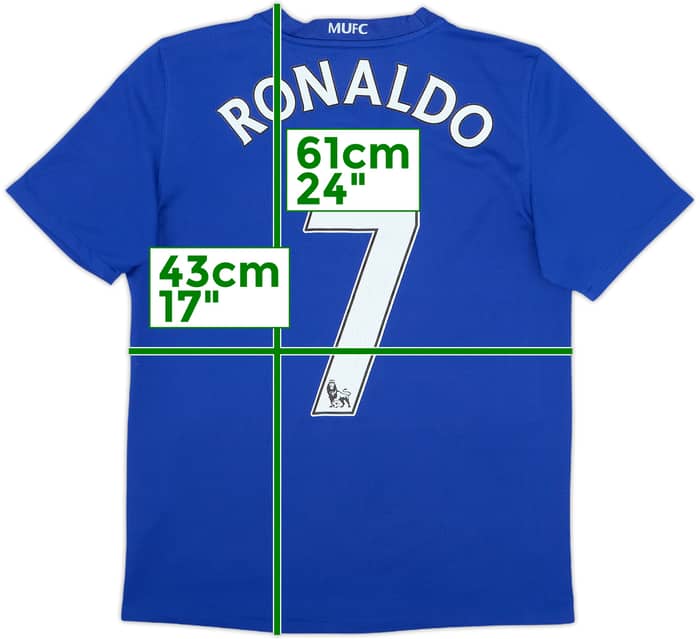 2008-09 Manchester United Third Shirt Ronaldo #7 - 6/10 - (L.Boys)