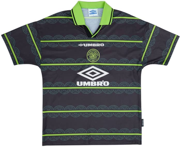 Here's the translation, keeping the format identical as requested:1998-99 Celtic Camiseta de Visitante Larsson #7 - 8/10 - (M)