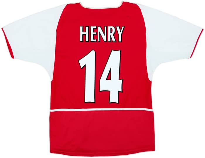 2002-04 Arsenal Home Shirt Henry #14 - 7/10 - (S)
