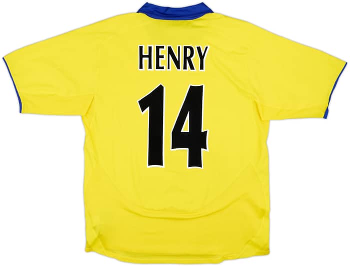 2003-05 Arsenal Away Shirt Henry #14 - 9/10 - (L)