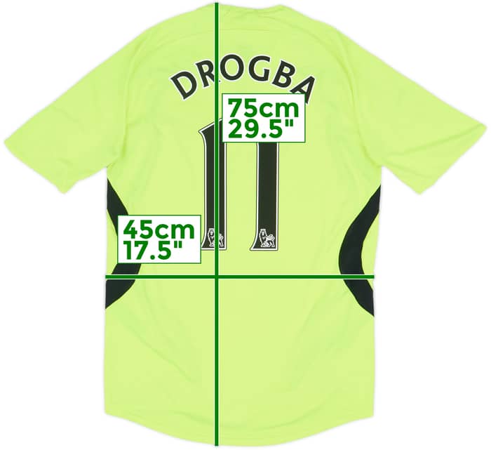 2007-08 Chelsea Away Shirt Drogba #11 - 6/10 - (S)