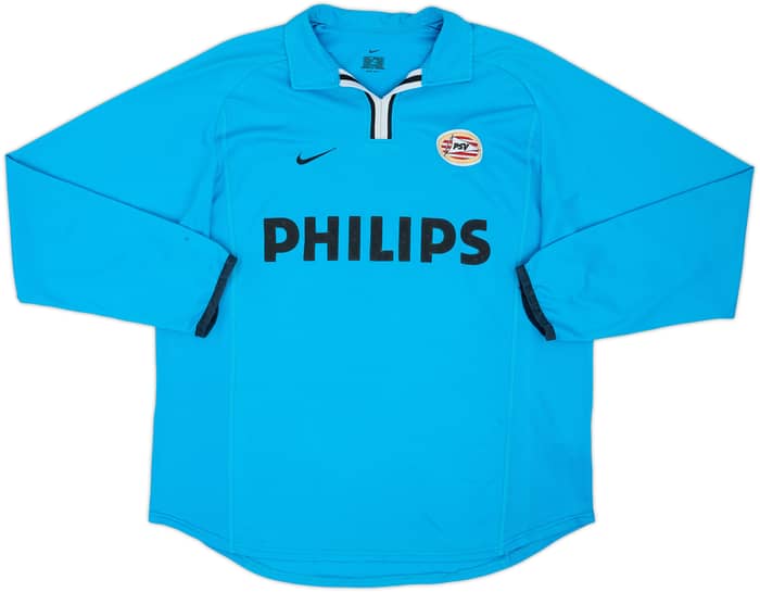 2001-02 PSV Player Issue Away L/S Shirt #3 - 5/10 - (XL)