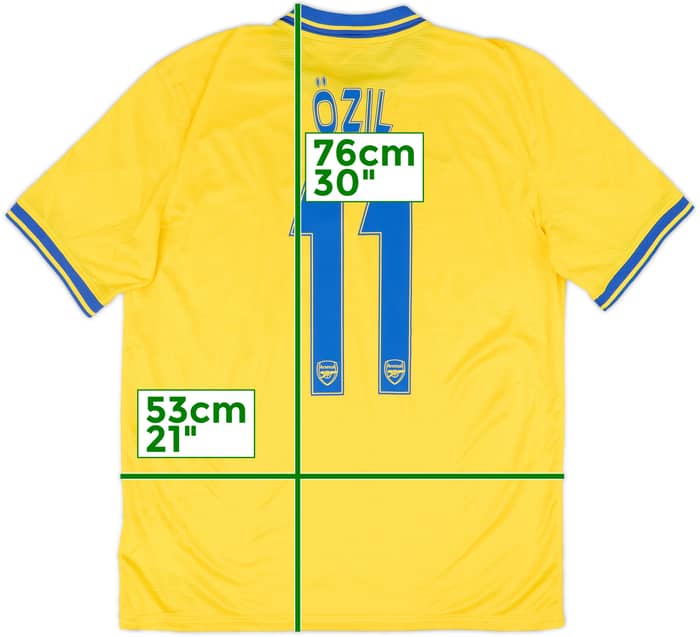 2013-14 Arsenal Away Shirt Ozil #11 - 6/10 - (L)